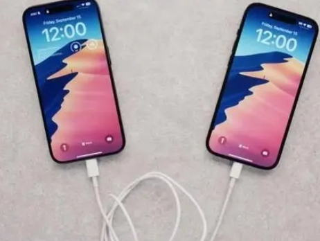 丹寨苹果15维修店分享iPhone15可以给安卓充电吗 